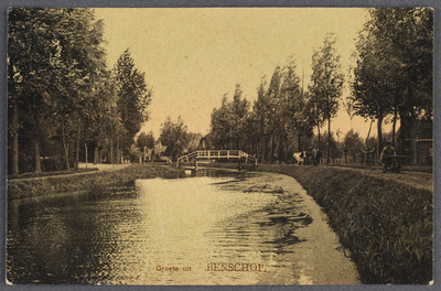 18483 Gezicht op de Benschopper Wetering te Benschop.